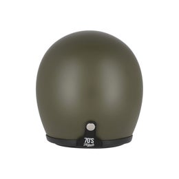 70's Mat Olive Green Helmet