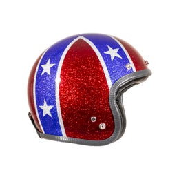 70's Rebel Flag Superflake helmet