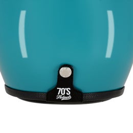 70's turquoise helmet