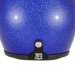 70's Blue metalflake helmet