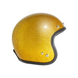 70's Gold metalflake helmet