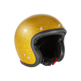 70's Gold metalflake helmet