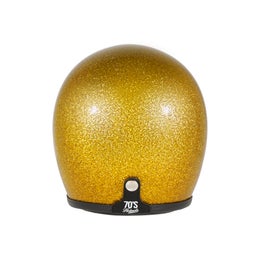 70's Gold metalflake helmet