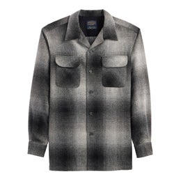 Pendleton Board Shirt Charcoal Ombre
