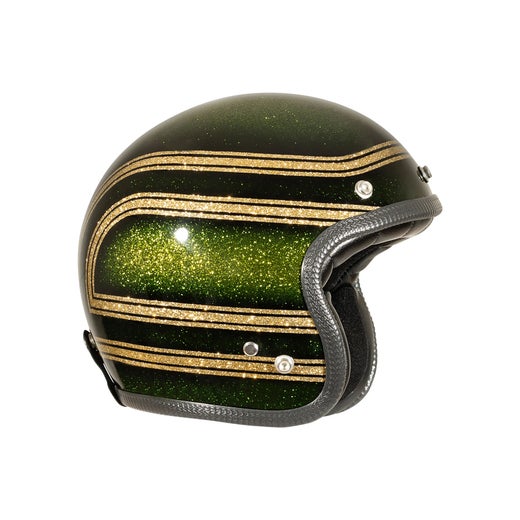 70's Green Vintage Superflake helmet