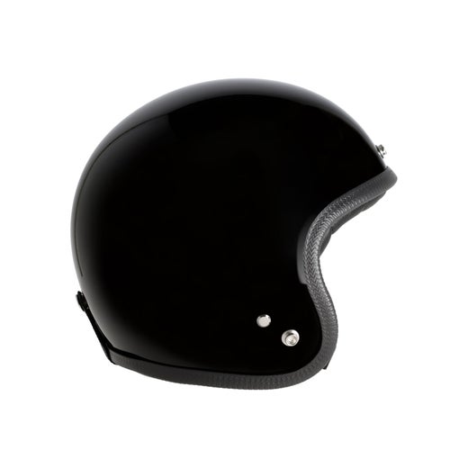 70's Glossy Black helmet