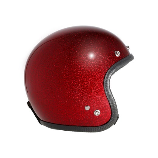 70's Red metalflake helmet