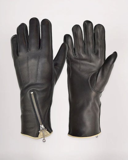Unlined Cafe Racer gloves, Goldtop