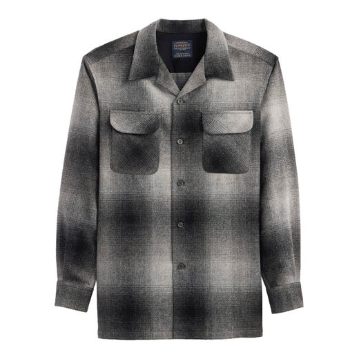 Pendleton Board Shirt Charcoal Ombre